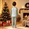 thumbnail image 5 of TBKOMH Christian Christmas Pajamas Family Matching Sets Holiday Loungewear Long Sleeve Crew Neck Sleepwear Festive Plaid PJs Xmas Party Winter Nights, 5 of 5