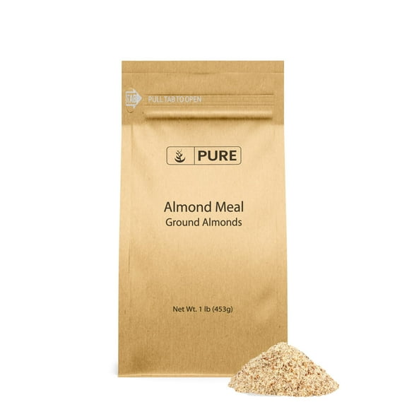 Pure Original Ingredients Almond Meal 1 lb Great for Baking & Breads, Ground Almonds