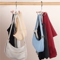 thumbnail image 5 of 2Pcs 360°Swivel Wood Closet Hangers, Purse Organizer, Hat Holder, Belt Organizer, Tie Rack, 5 of 7