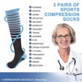 thumbnail image 4 of Pressure Compression Sports Socks - Suitable for running fitness-Sports Compression Socks, 4 of 6