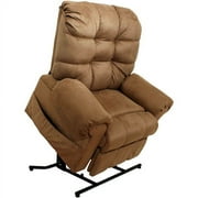 Quest Barrington Power Lift Full Lay-Out Chaise Recliner, Sand