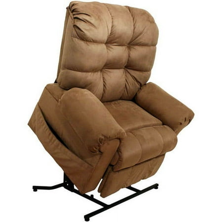 Quest Barrington Power Lift Full Lay-Out Chaise Recliner, Sand