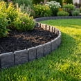 thumbnail image 4 of 2026 New Imitation Stone Garden Fence, No Dig Landscape Edging Border, Plastic Interlocking Flower Bed Edging Borders Stone for DIY Outdoor Patio Balcony Yard Landscaping, 4 of 6