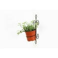 thumbnail image 4 of ORE International 16" Single Pot Cast-Iron Crest Wall Planter Dcor, 4 of 6