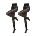 thumbnail image 1 of Chenchen Shiny Pantyhose for Women 2 Pairs Shimmer Sheer Tights Ultra Silky, 1 of 1