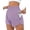 Purple, variant on Womens Athletic Shorts High Waisted Running Shorts Gym Workout Shorts with Pockets
