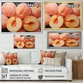 thumbnail image 4 of Designart "Fruit Peachykeen Painting Dot I" Food & Beverage Floater Framed Canvas Wall Art, 4 of 7