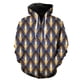 thumbnail image 1 of Sudadera con capucha y cremallera para hombre, con estampado geométrico abstracto, para adolescentes, con estampado 3D, divertida y genial, estilo hip hop, informal, para primavera, 1 of 6