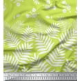 thumbnail image 3 of oneOone Cotton Flex Lime Fabric Leaves & Flower Panel Sewing Fabric By The Yard Printed Diy Clothing Sewing Supplies 40 Inch Wide, 3 of 3