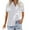 White-14, variant on Mittory Womens Plus Size Tops Button Down Roll-Up Cuffed Short Sleeve Casual Shirts Collared Summer Lightweight Blouse