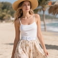 thumbnail image 3 of SUOSDEY Women Woven Wide Belt for Dress Fashion Rattan Braided Waist Belt Straw Raffia Boho Belt for Jeans, 3 of 6