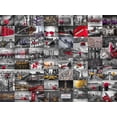 thumbnail image 2 of Frank, Assaf 18x15 White Modern Wood Framed Museum Art Print Titled - City Collage, 2 of 4