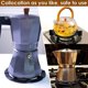 thumbnail image 3 of Soporte para olla Moka de acero para estufa de gas, reductor de anillo de gas de metal, anillo de estante reductor de cafetera para cocinar, 1 unidad, negro, 3 of 5