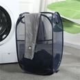 thumbnail image 4 of Folding Polyester Laundry Hamper Freestanding Mesh Laundry Basket with Space-Saving Design for Household Supplies, 4 of 8