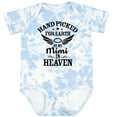 thumbnail image 3 of Inktastic Handpicked for Earth by My Mimi in Heaven with Angel Wings Boys or Girls Baby Bodysuit, 3 of 5