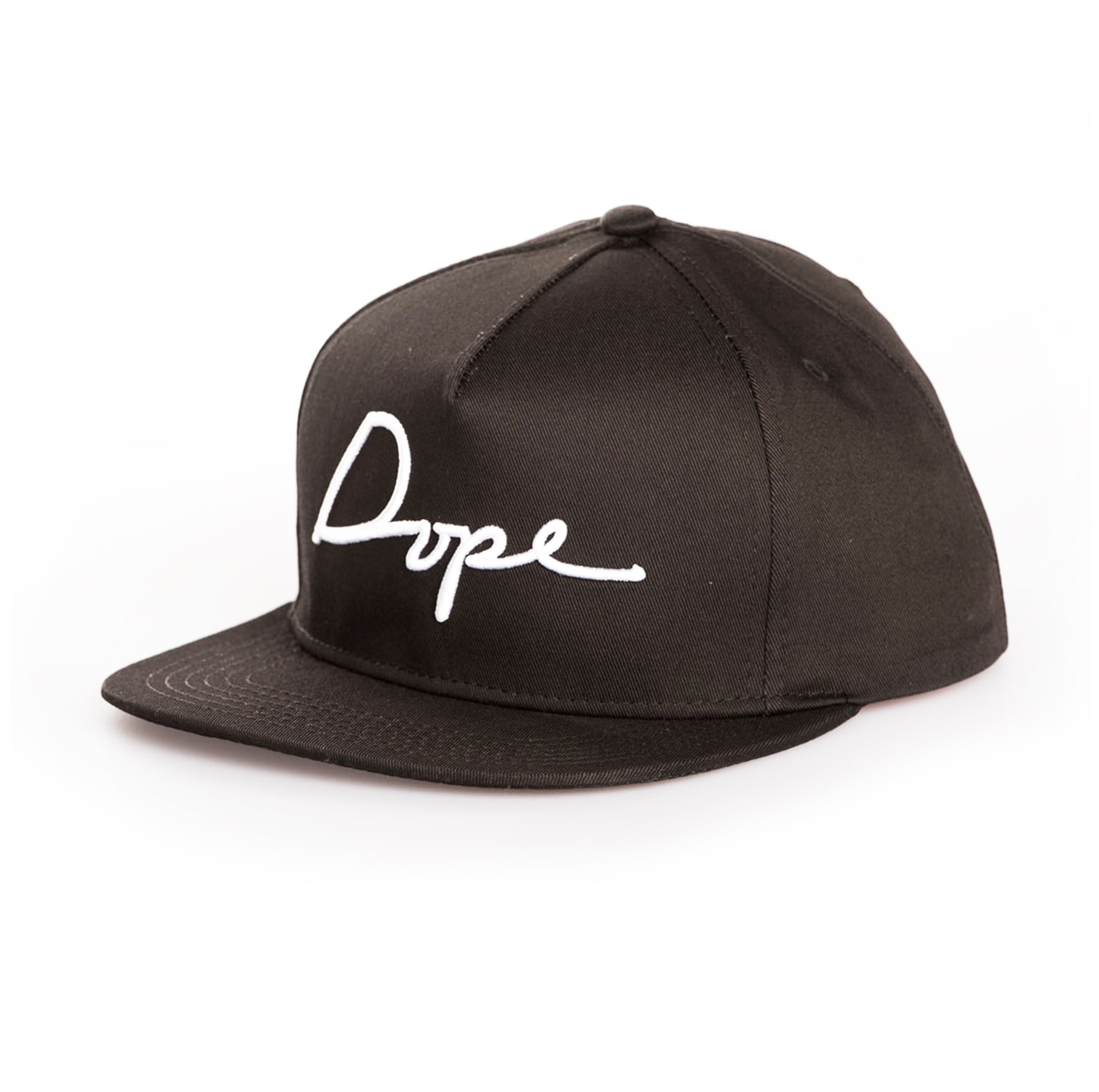 DOPE Men/'s Black Classic Logo Snapback Hat Retail $35
