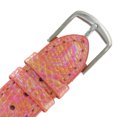 thumbnail image 2 of Hadley Roma LSIL102 18mm Coral Genuine Java Lizard Watch Strap Ladies, 2 of 4