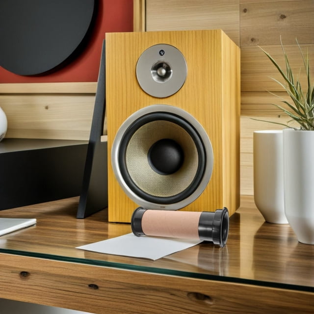 ROMANSENTIAL Multi Color Speaker Enhancement Port Tube for Bass Reflex Subwoofers Minimizing Design
