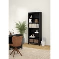 thumbnail image 4 of Tvilum Madrid Adjustable 6 Shelf Bookcase, Open Storage Home Office Bookshelf for Adults, Black Matte, 4 of 13