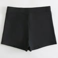 thumbnail image 5 of Zhden Swim Shorts for Women Stretchy Board Shorts Black Swim Bottoms Sport Swimsuit Bottoms（Black,L）, 5 of 7