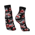 thumbnail image 4 of Bingfone Fire And Rescue Truck Design Patterned Men'S Women'S Casual Cotton Socks, 4 of 9