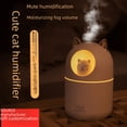 thumbnail image 4 of Minihumidificador USB con luz de noche y diseño de gato, silencioso, para el hogar, el dormitorio, el escritorio, regalo creativo, 4 of 5