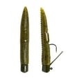thumbnail image 1 of Lunkerhunt - Finesse Worm - Pre-Rigged - Green Pumpkin - 3" & 1/4 oz, 1 of 1