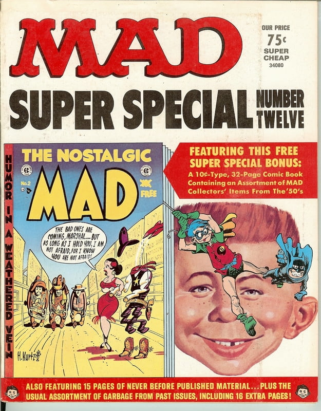 MAD Magazine Vintage Collectible HIGH GRADE Special Number 12