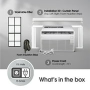 LG New 5,000 BTU 150 Sq Ft Window Air Conditioner, White