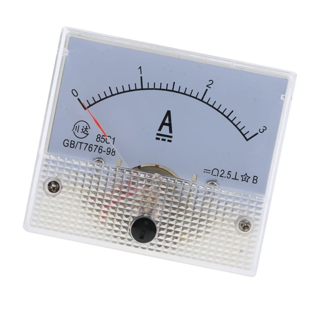 Current Panel Meter DC 0-3mA Ammeter For Circuit Testing Ampere Tester Gauge For Home/ Measuring Instrument 0-3A