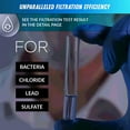 thumbnail image 4 of iSpring DF2-CHR Faucet Mount Water Unparalleled Contaminants Removal, 2000L Filter Life, 1.5GPM Filtration Rate, Chrome W/Aerator, 4 of 4
