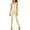 Beige, variant on LELINTA Womens Strappy Square Neck Tank Top Tummy Control Bodycon Stretch Shorts One Piece Jumpsuit Rompers Playsuit