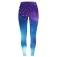 thumbnail image 5 of Vibrex Fashion Fashion Women Printed Span Ladies High Waist Trousers Yoga Pants Long Pants_Blue_XXXL, 5 of 5