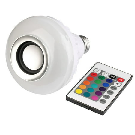 Speaker Lamp - Intelligent E27 LED RGB Bulb Colorful Lamp Smart Music Audio Speaker