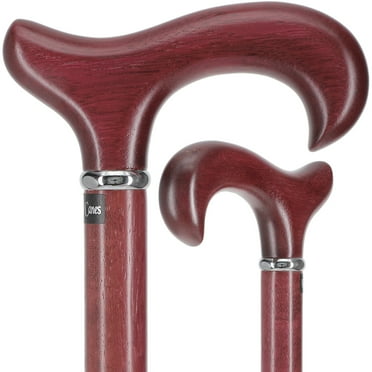 Stylish Walking Sticks – Derby Walking Canes with Wood Shaft and Pewter Collar – Colorful Cane Best Gift for Men and Women – Portable Wooden Derby Cane Safe to Walk.