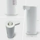 thumbnail image 3 of Dispensador de jabón automático premium, dispensador de bomba de jabón líquido con sensor recargable sin contacto, acero inoxidable (blanco mate), 3 of 5