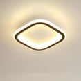 thumbnail image 3 of Lámpara de techo moderna, lámpara LED decorativa, iluminación artística, lámpara colgante para Cuadrado Cálido Negro, 3 of 7