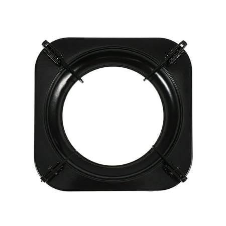 LITINKIMI Universal Gas Stove Holder Rack, Black, 1 Set, Compact 7.6 x 7.6 x 1.2 Inches for Kitchen Cookware