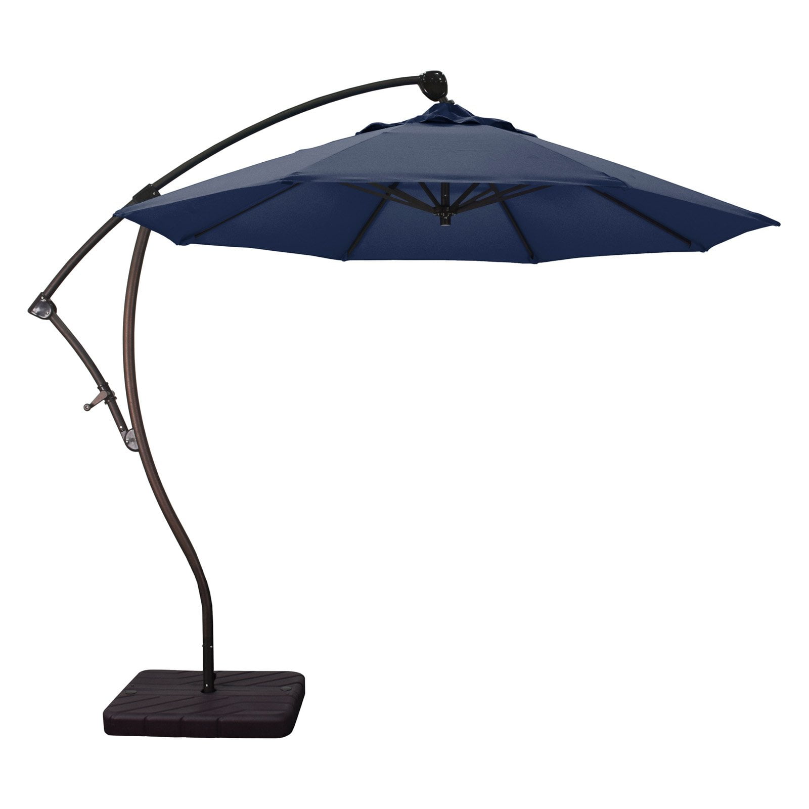 Phat Tommy 9 Ft Cantilever Olefin Patio Umbrella With Base Walmart Com Walmart Com
