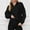 Black, variant on Dxzfnsa Sweatshirt for Women Women's Fashion Casual Solid Color Lapel Sweatshirts Long Sleeve Quarter Zipper Pullovers Oversize Cozy Warm Hoodless Sweatshirts