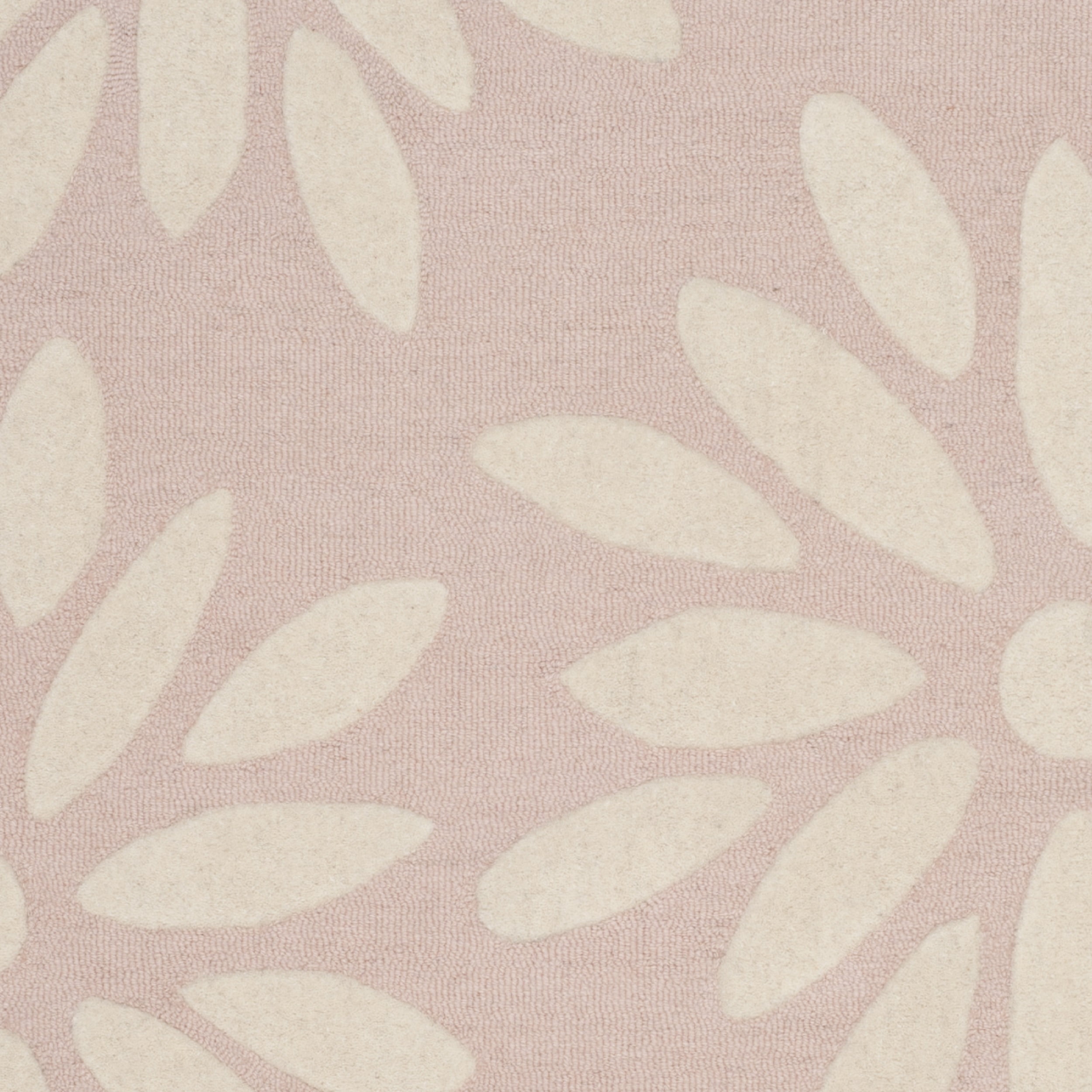 SAFAVIEH Kids Daisy Flowers Wool Area Rug, Pink/Ivory, 3' x 5'