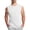 White, variant on Brondbend Men's Tank Top Undershirt Sleeveless Crewneck Solid Color Blouse Summer Casual Loose Fit Fitness Sports Tops Black L