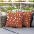 thumbnail image 2 of Outdoor Waterproof Pillow Covers Spring Easter Bunny with Black Bow Decorative Throw Pillow Protectors,Pillowcase Cushion Cases for Patio Sofa Garden Couch,18x18in,Pack of 2, 2 of 14