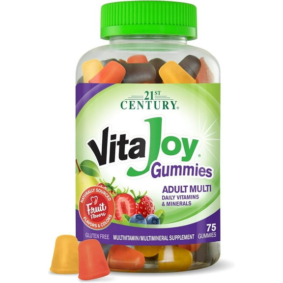 21St Century Vitajoy Adult Multivitamin Daily Vitamins And Minerals Gummies - 75 Ea, 2 Pack