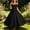 Black, variant on Girls Off Shoulder Satin Gown Front Bowknot Smocked Cinched Maxi Dress Tween Girls Elegant A-Line Evening Dress Beige 5-6 Years