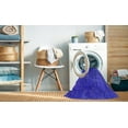 thumbnail image 2 of Ahgly Company Machine Washable Indoor Rectangle Industrial Modern Canary Blue Area Rugs, 2' x 4', 2 of 7