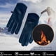 thumbnail image 5 of mfyjkho Guantes térmicos con forro polar para pantalla táctil, unisex, para conducir, ciclismo y esquí, resistentes al frío, 24,4 × 9,5 cm, poliéster (1 par), 5 of 6