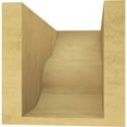 thumbnail image 4 of 6"W x 12"D x 6"H Wide Greensboro Rough Cedar Woodgrain TimberThane Corbel, Primed Tan, 4 of 6