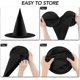 thumbnail image 4 of 12 piezas de sombrero de bruja negro de Halloween, gorro de bruja, accesorios de disfraz de bruja de Halloween con cuerda colgante de 109 yardas para decoraciones de Halloween, parte de Halloween, 4 of 5