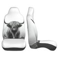 thumbnail image 4 of KAKALAD Funny Scottish Highland Cow 03 Car Seat Covers Set Vehicle Front Seats Protector 2 Pcs, 4 of 9